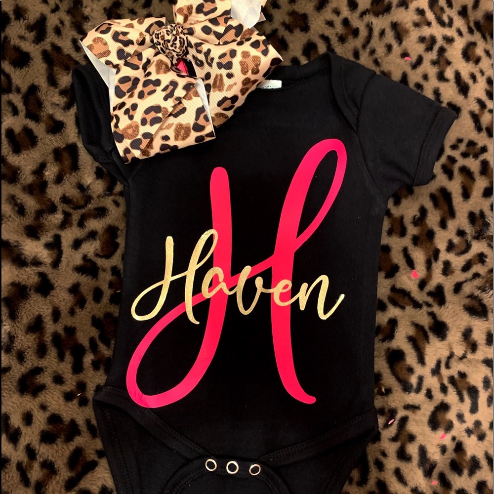 Personalized babygirl onsies